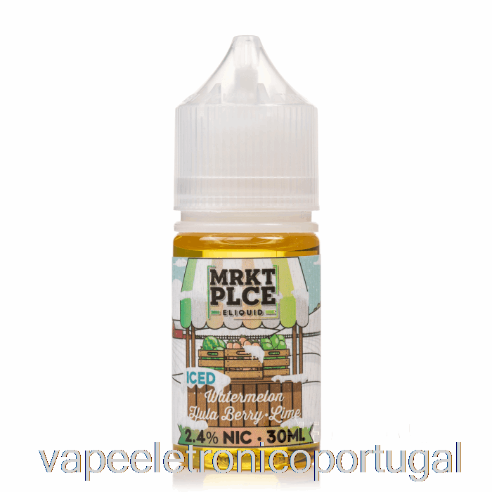 Vape Eletrônico Gelo Melancia Hula Berry Limão - Sais Mrkt - 30ml 48mg